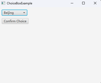 Choicebox Javafx Howto