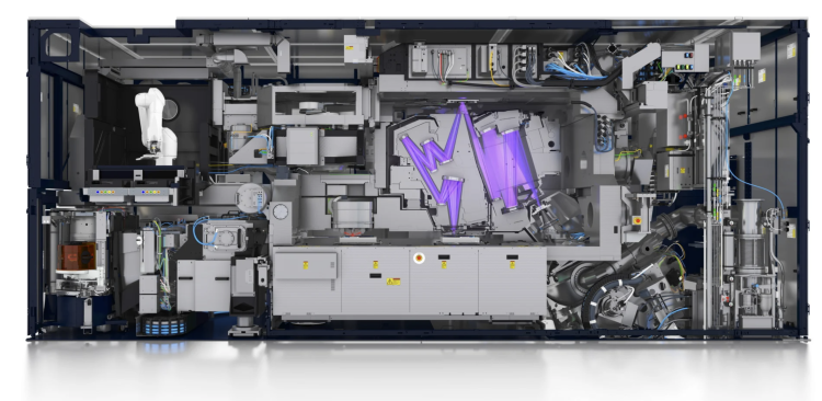  图源：ASML 官方网站  最先进的光刻机 EUV 内部