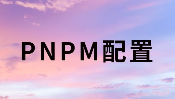 pnpm配置