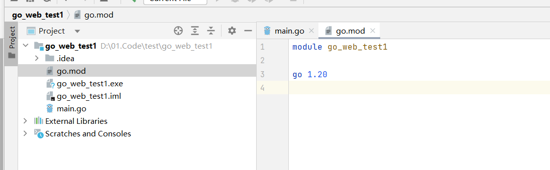 go创建web项目分别在windows和linux部署