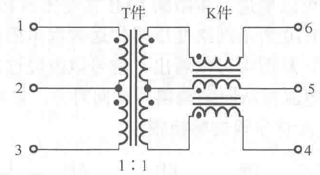 T件+三线穿环K件网络变压器(图源：书籍《网络变压器》)