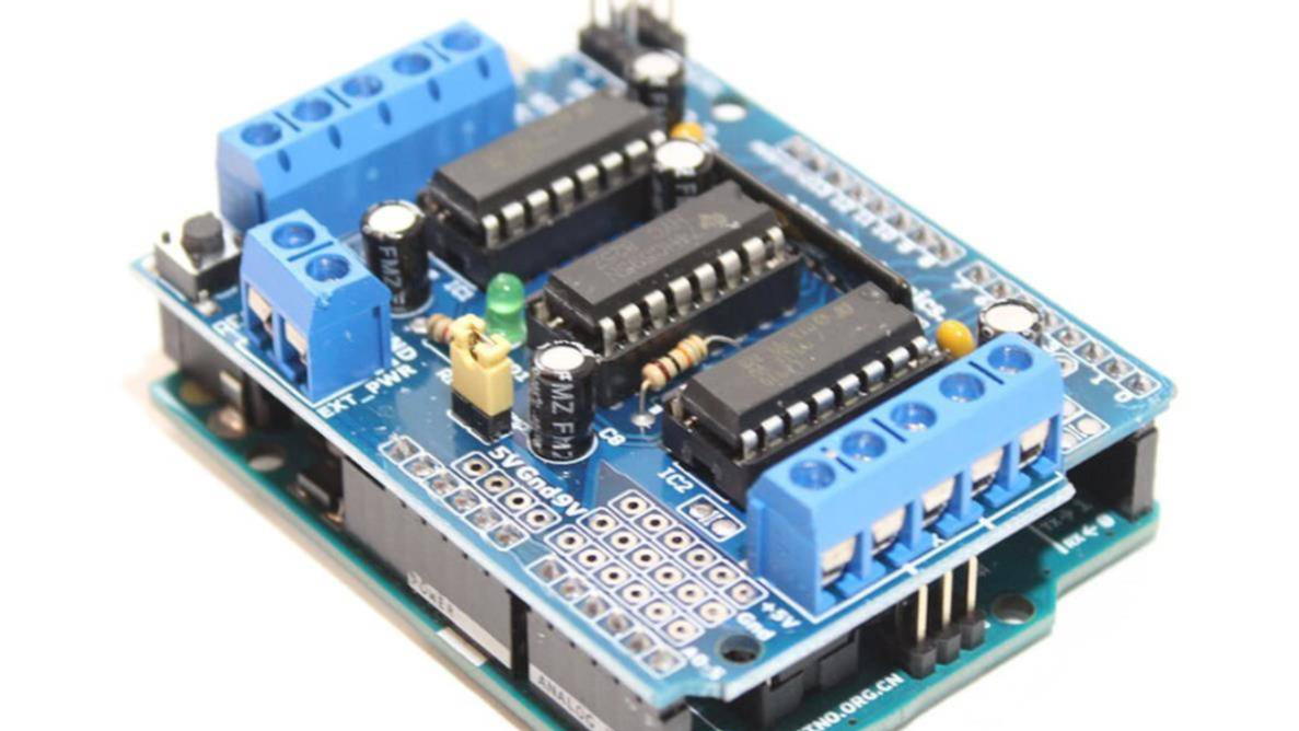 【雕爷学编程】Arduino动手做（154）---AFMotor电机扩展板模块3