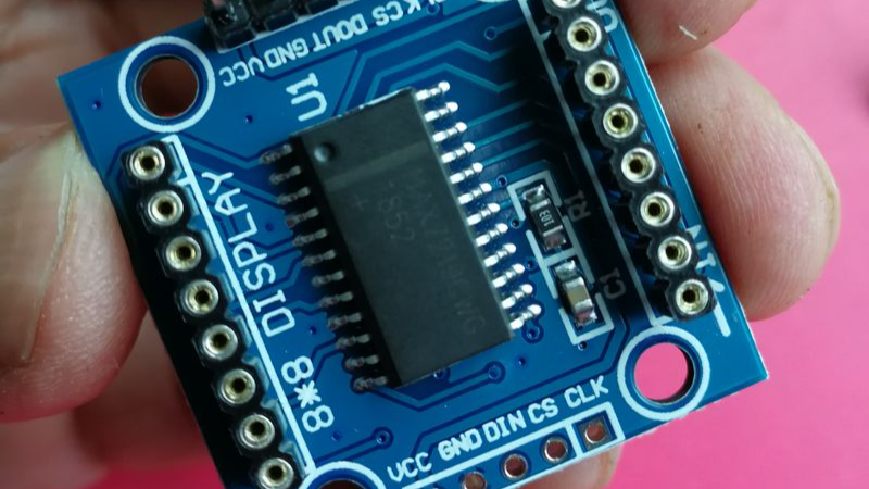 【雕爷学编程】Arduino动手做（22）——8X8 LED点阵MAX7219屏6