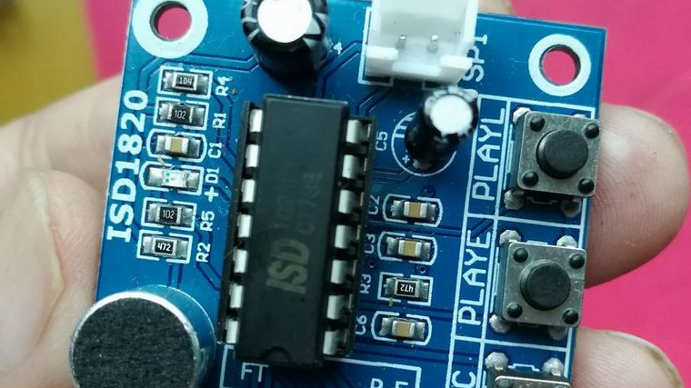 【雕爷学编程】Arduino动手做（31）---ISD1820录放语音模块2