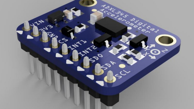 【雕爷学编程】Arduino动手做（48）---GY-291 ADXL345 三轴模块5