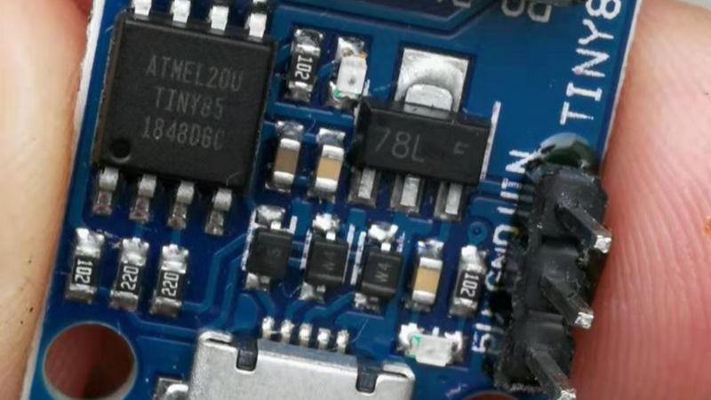 【雕爷学编程】Arduino动手做（168）---ATTINY85迷你USB开发板2