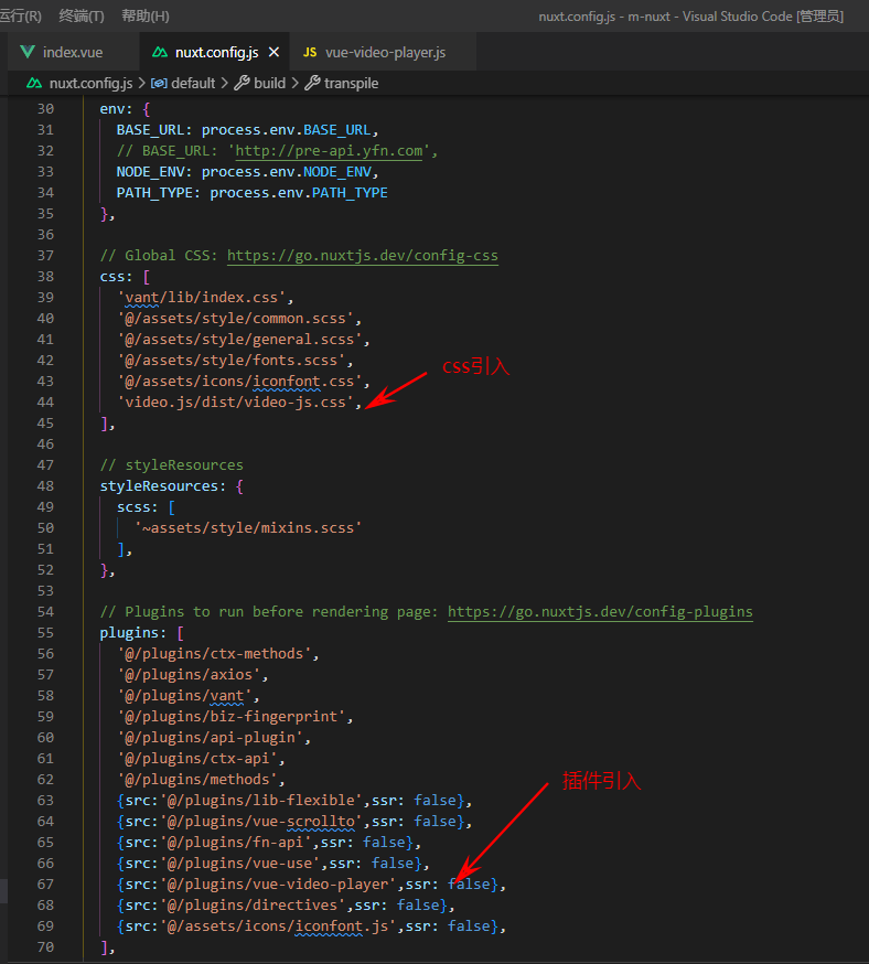 Nuxt vuevideoplayer视频插件使用 忙着可爱呀 博客园
