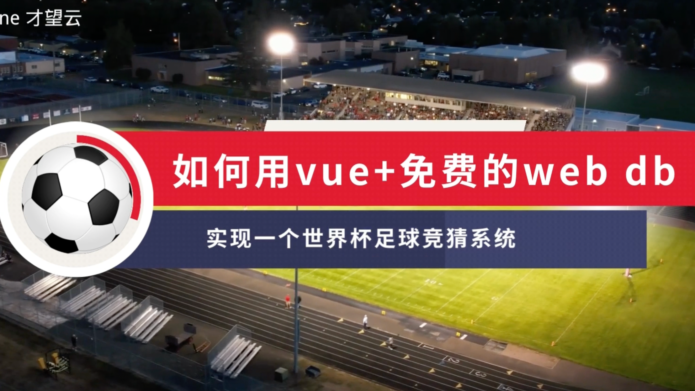 如何用vue+免费的webdb 实现一个世界杯足球竞猜系统