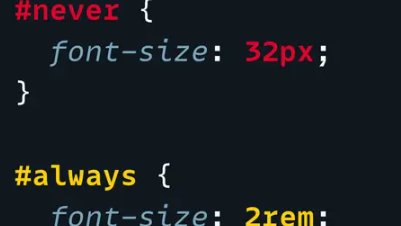 为什么你永远不应该在CSS中使用px来设置字体大小