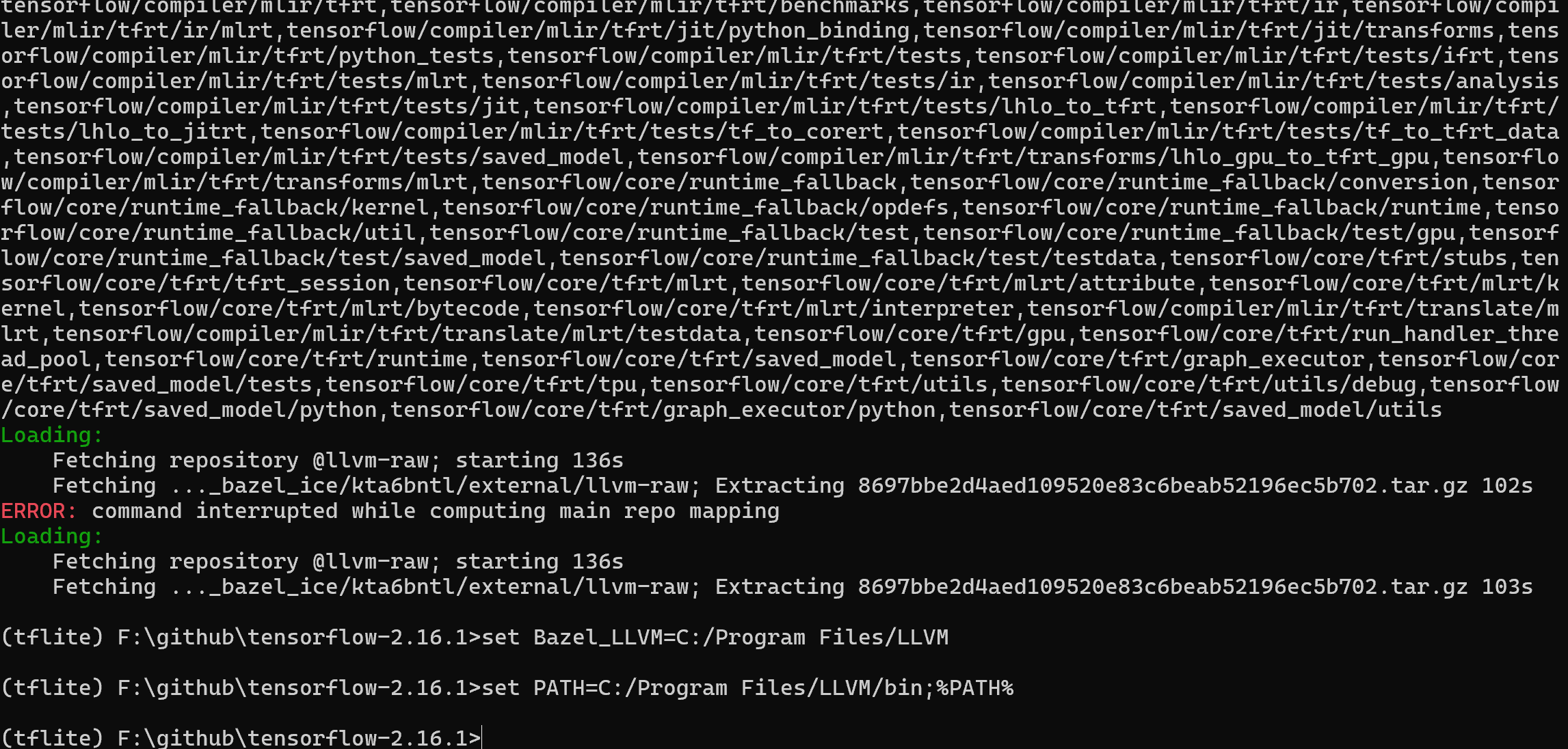 Windows tflite runtime AT 