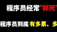 程序员IT行业，外行眼里高收入人群，内行人里的卷王