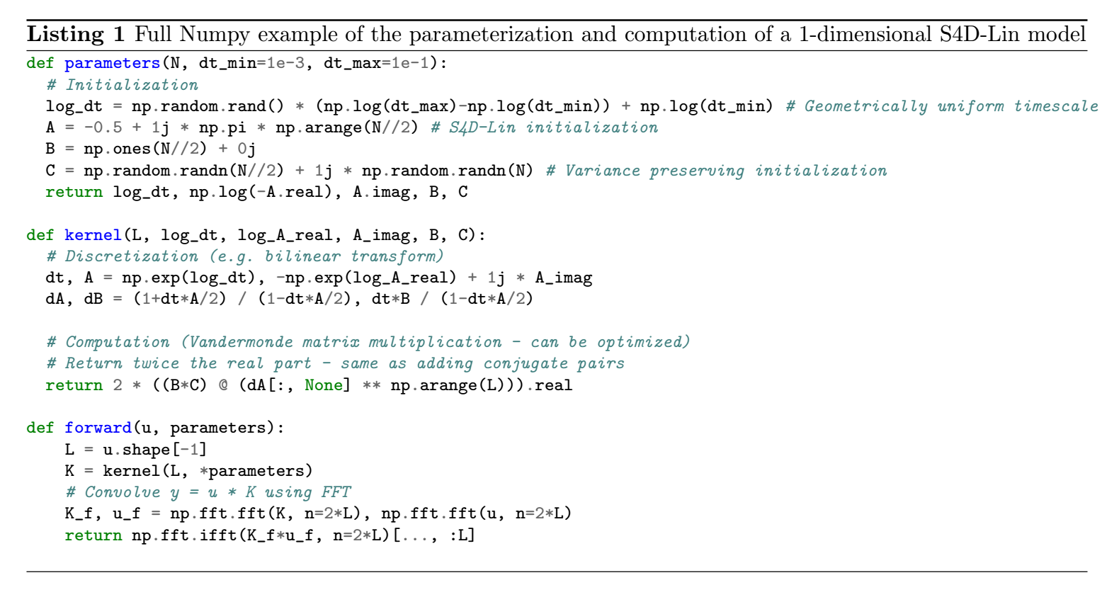 On the Parameterization and Initialization of Diagonal State Space Models