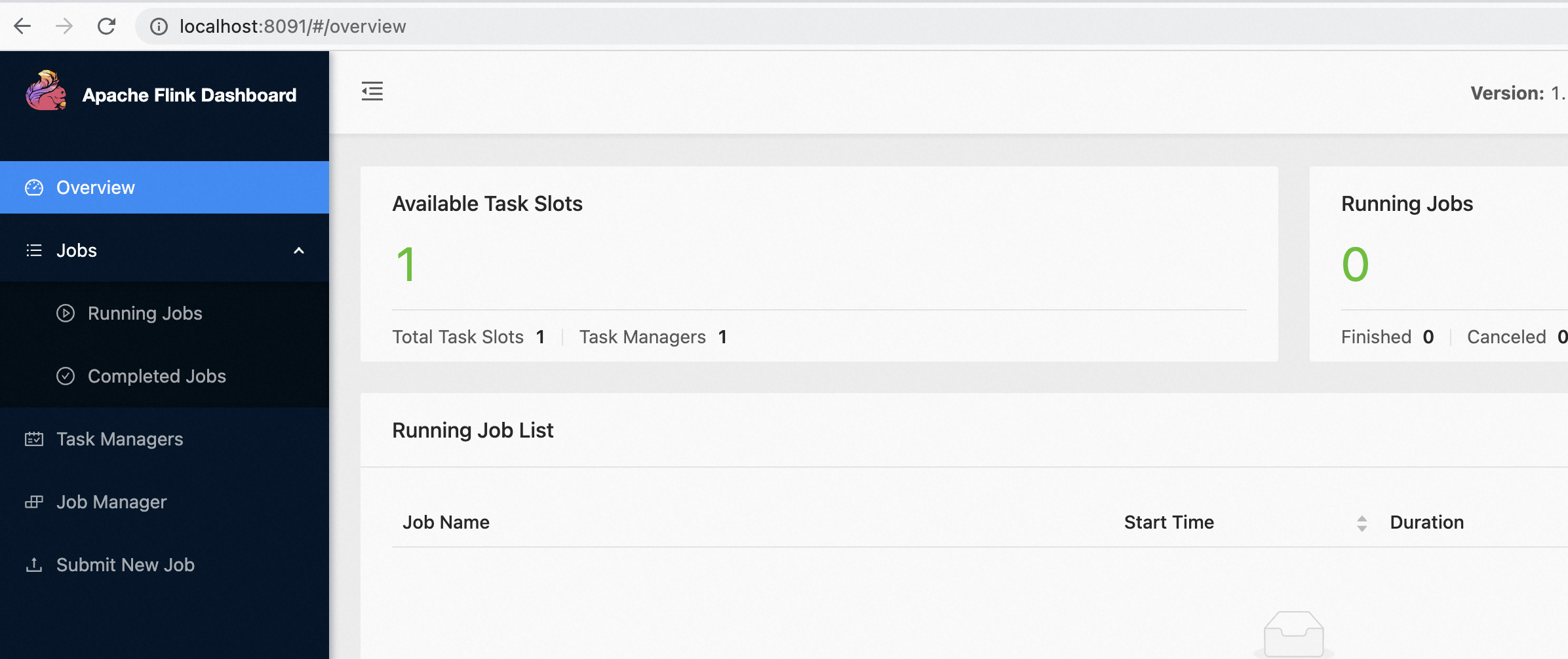 Flink web ui mohe nj 