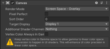 Screen Space - Overlay