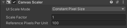Constant Pixel Size