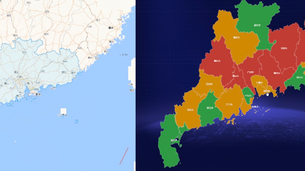 2023年实时最新中国省市区县街道级geoJSON格式地图数据Echarts地图数据联动数据下载