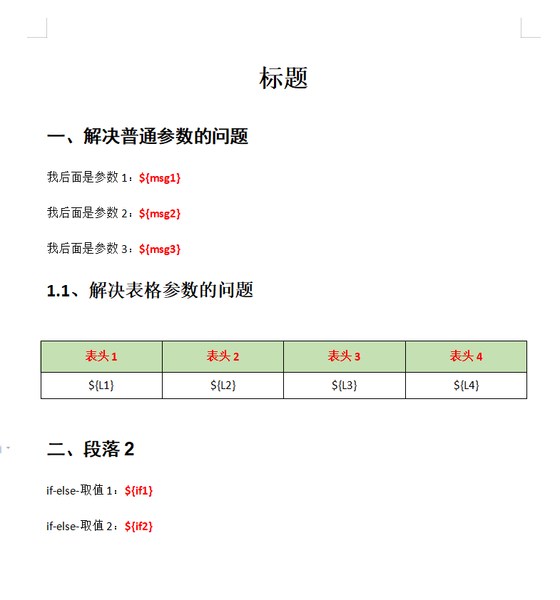 SpringBoot导出Word文档的三种方式