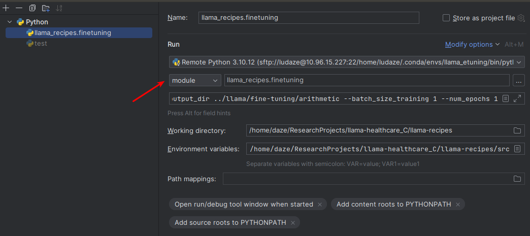 use moudle to debug -m command use moudle to debug -m command
