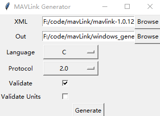 mavgenerate生成器2