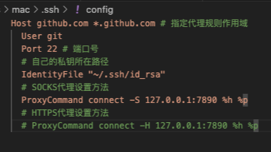 MacOS中设置Git的SSH代理