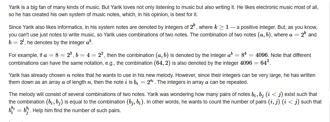 D. Yarik and Musical Notes