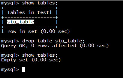 MYSQL基础知识之DDL语句