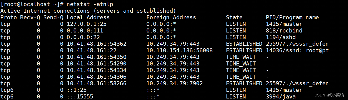 netstat-anulp