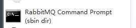 RabbitMQ Command Prompt  (sbin dir) 