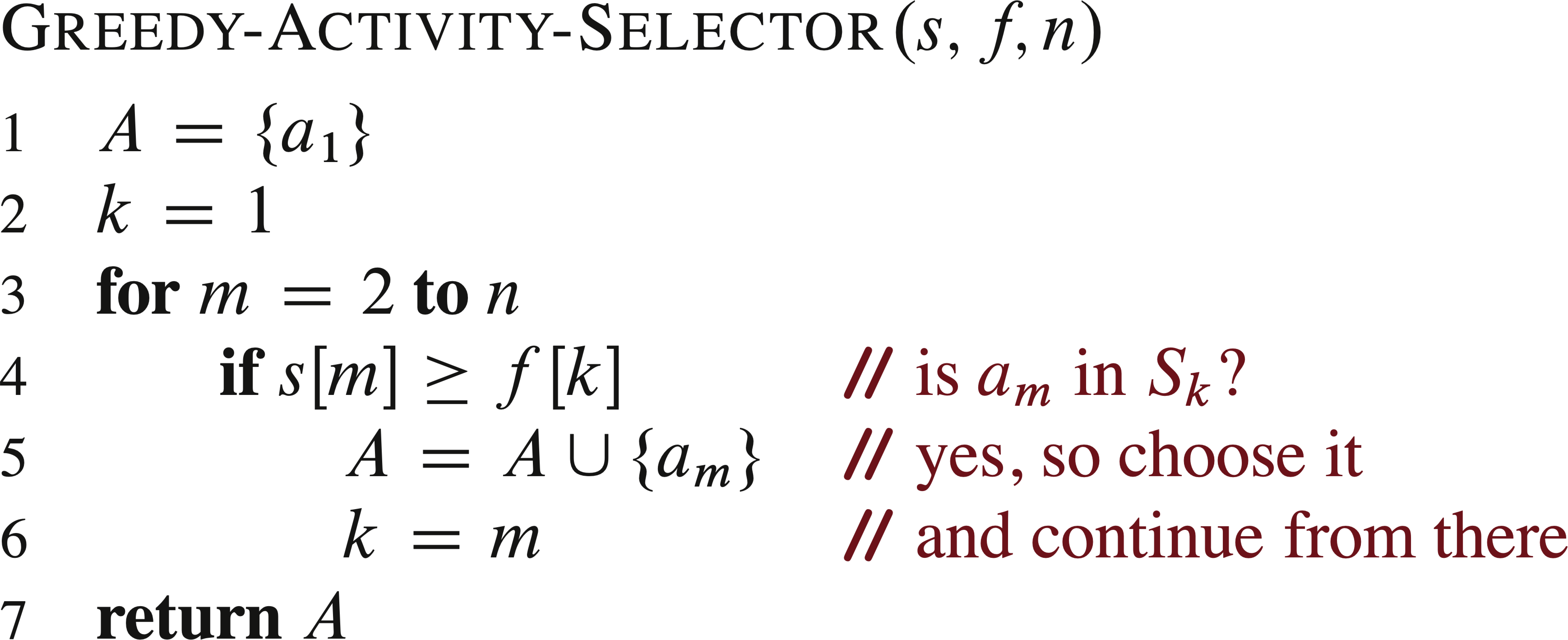 Greedy-Activity-Selector