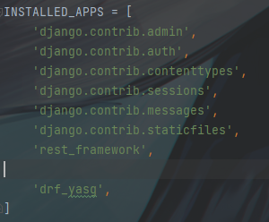 django配置swagger自动生成接口文档以及自定义参数设置