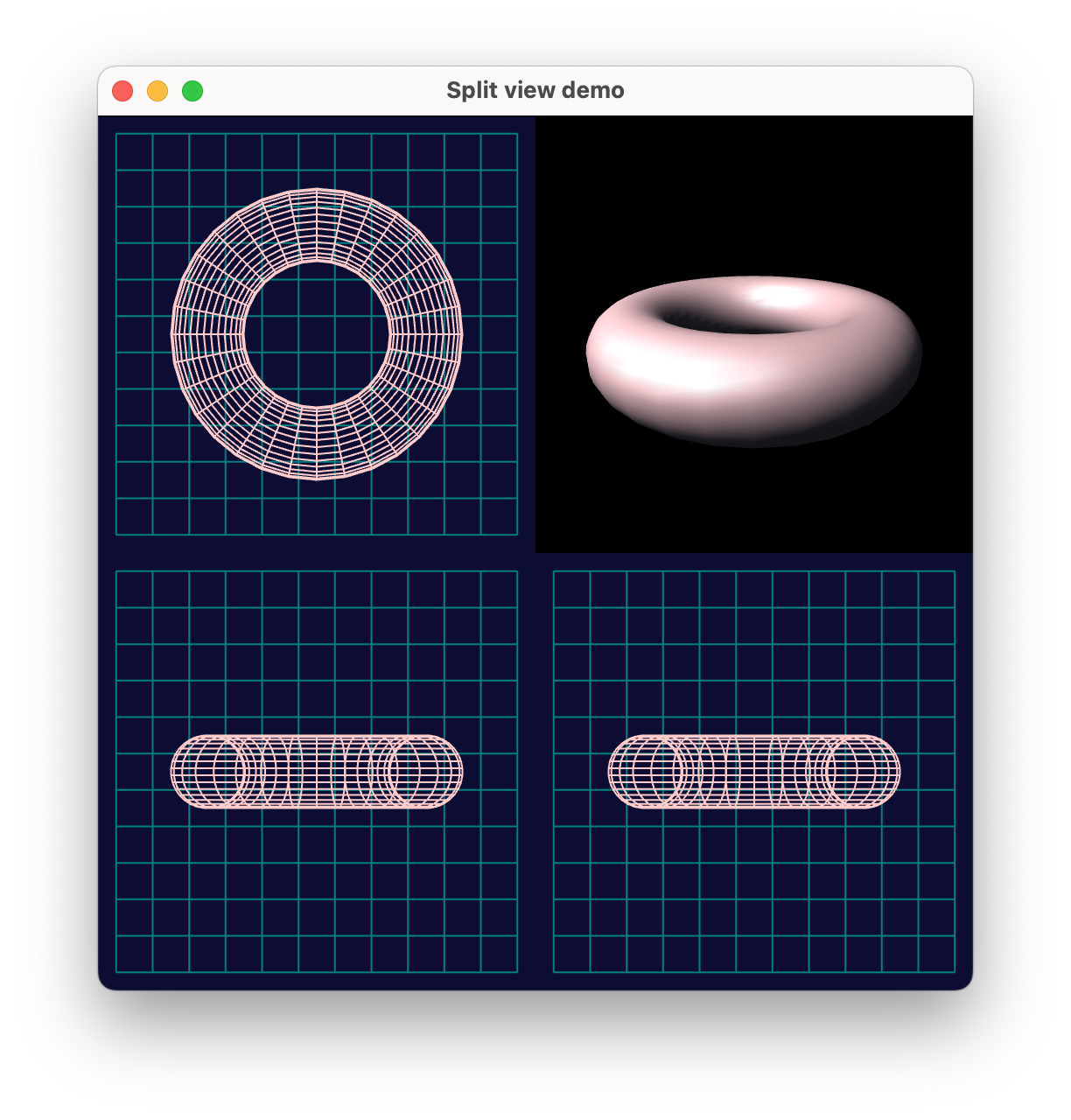 Split view demo