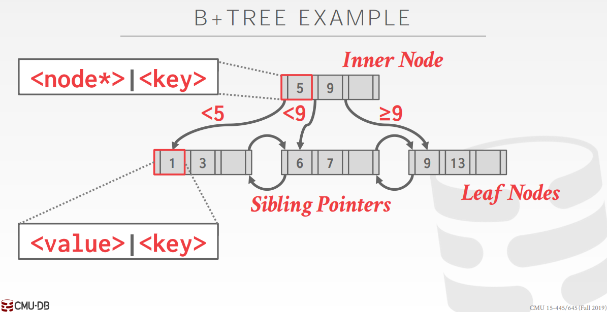 B+树示例