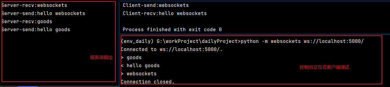 python websocket