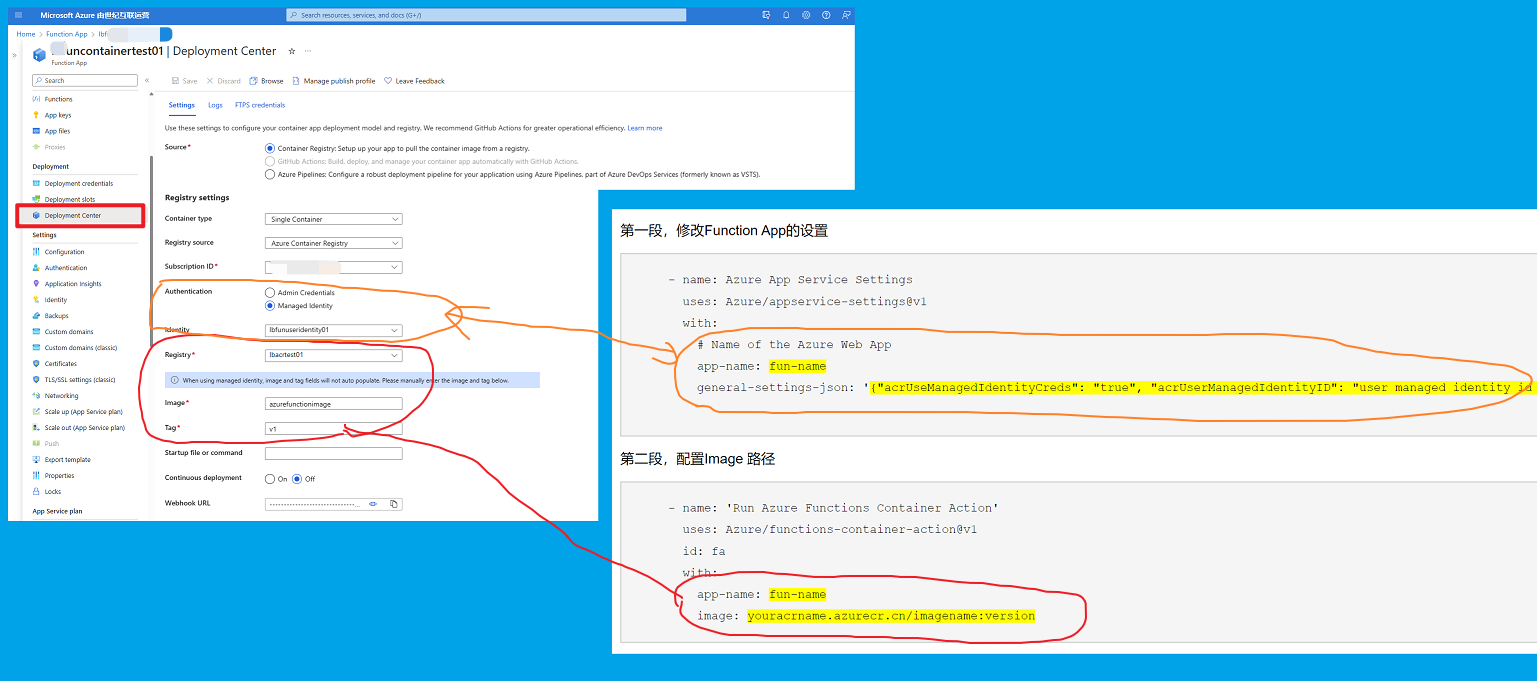 【Azure Developer】在Github Action中使用Azure/functions-container-action@v1配置Function App併成功部署Function Image