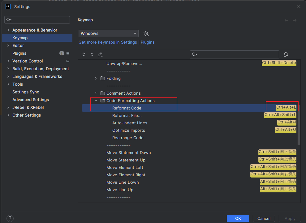 idea 代码格式化哪个快捷键_idea代码整理快捷键