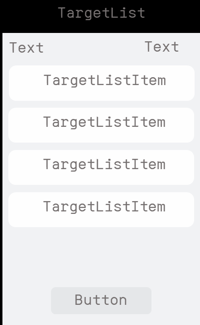  TargetList和TargetListItem