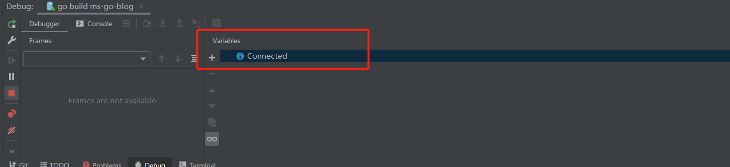 01_GoLand debug时出现Connected并且程序卡住的问题