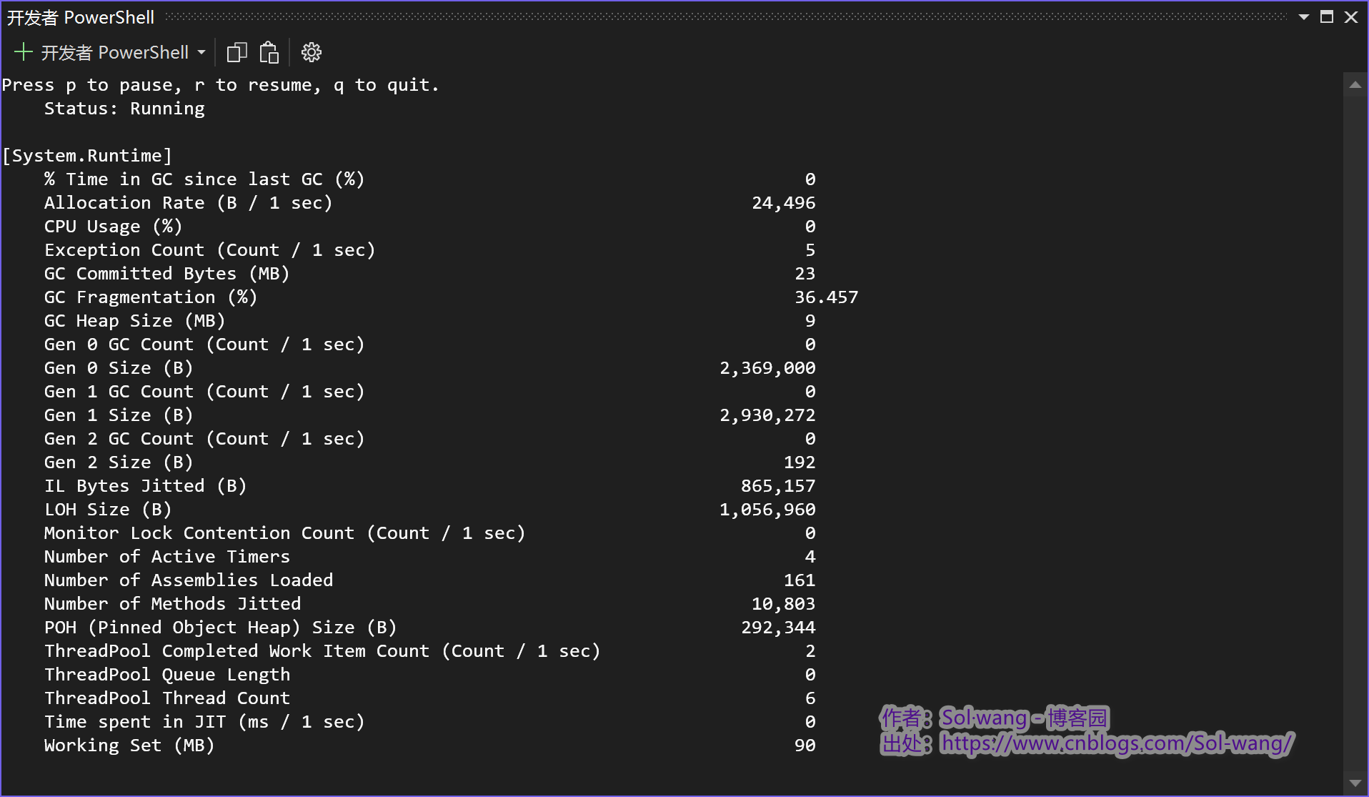 dotnet-counters