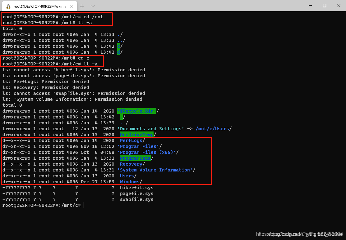 wsl Linux子系统和windows主机文件系统互相访问方法 - 迷人的危险~ - 博客园