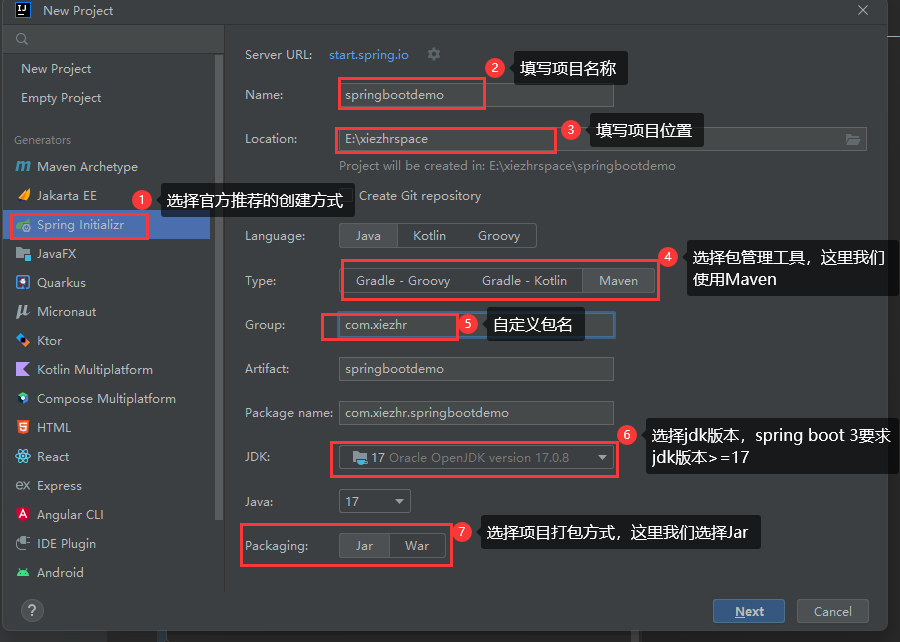 Spring Initializr