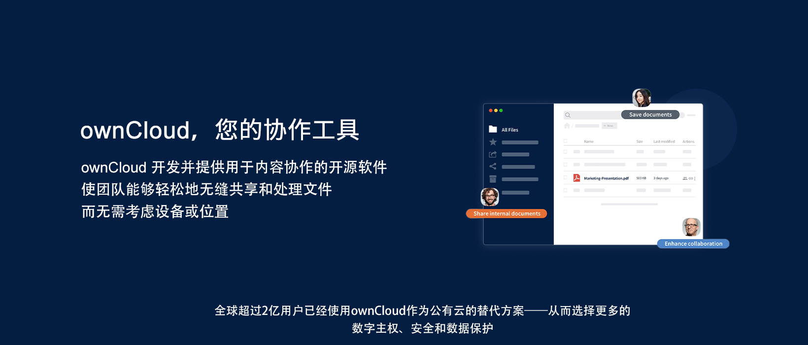 【同步、共享和内容协作软件】上海道宁与​ownCloud让您的团队随时随地在任何设备上轻松处理数据