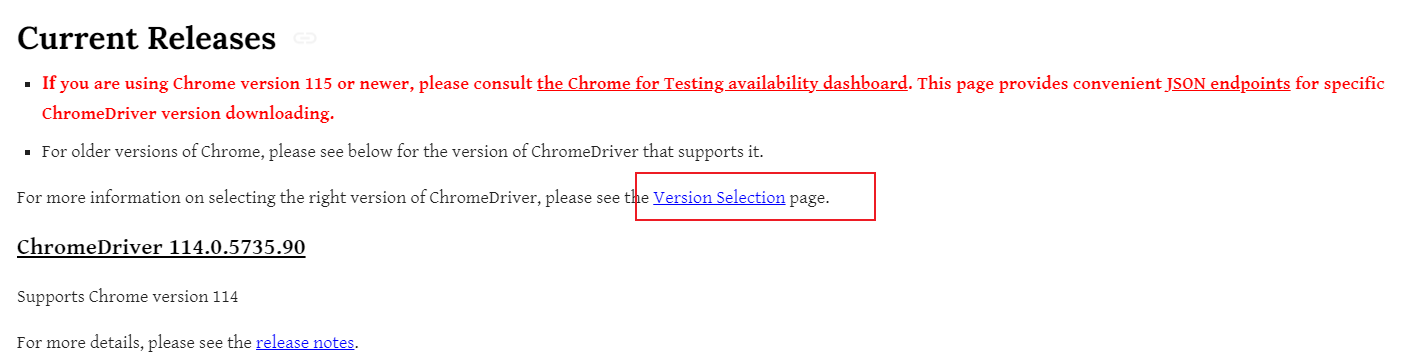 Chrome116驱动下载路径 解决版本不匹配问题