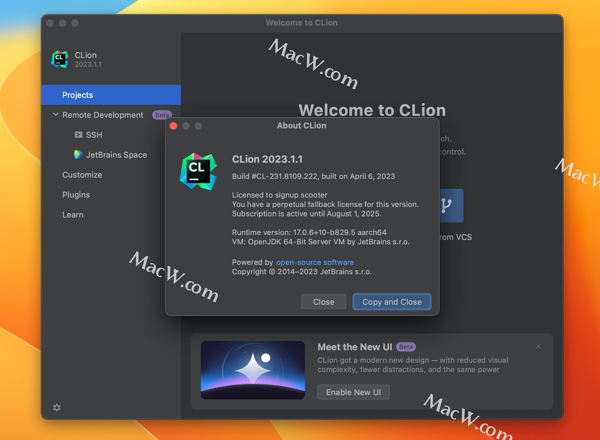 JetBrains CLion 2023.1.4 download the last version for apple