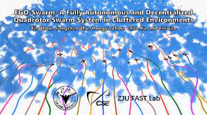 EGO-Swarm: A Fully Autonomous and Decentralized Quadrotor Swarm System in  Cluttered Environments