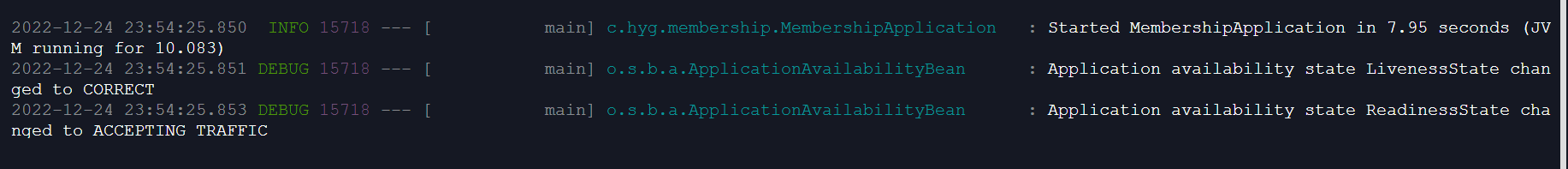 项目成功输出started xxxApplication in xx seconds
 项目成功输出started xxxApplication in xx seconds