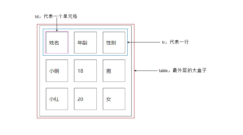 04-表格 table(会使用)