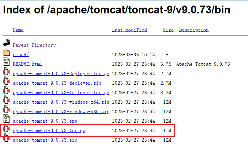Tomcat 9的下载地址