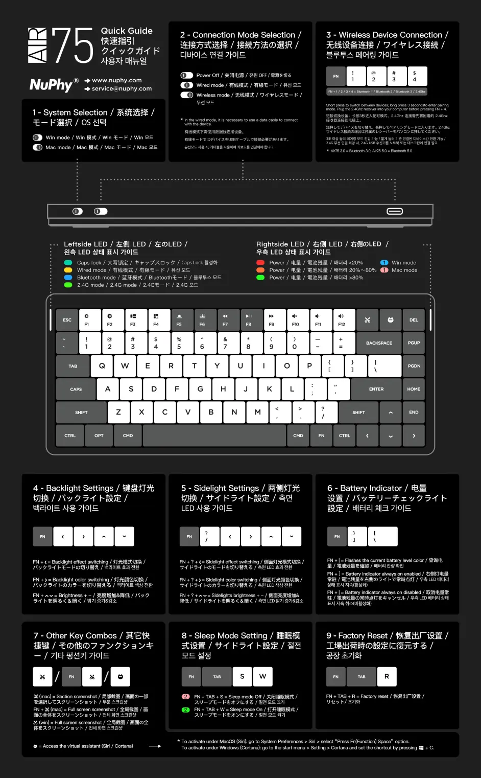 Nuphy Air75使用手册