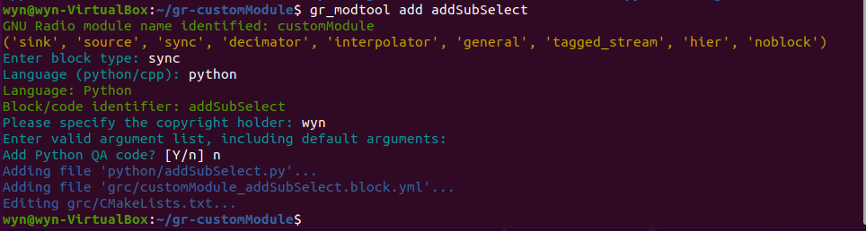 设计一个gr模块 GNU Radio——Creating Python OOT with gr-modtool - snowyn - 博客园