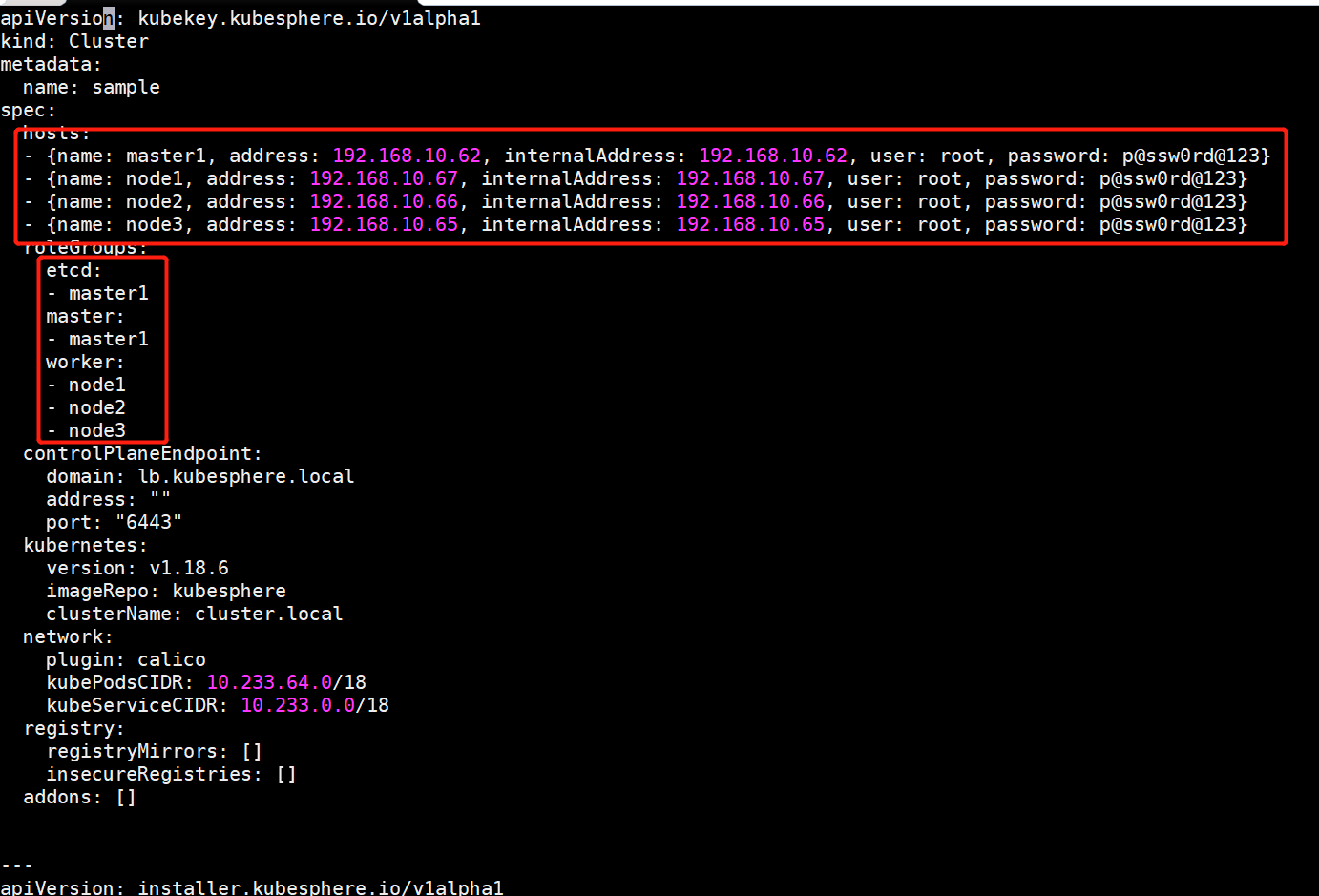 【kubesphere安装】【在线安装&离线安装】kubesphere&k8s安装（二） liubingPersonalBlog 博客园